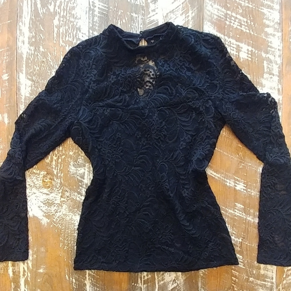 Black Lace Top